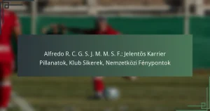 Alfredo R. C. G. S. J. M. M. S. F.: Jelentős Karrier Pillanatok, Klub Sikerek, Nemzetközi Fénypontok